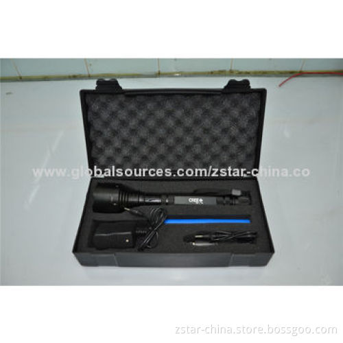 10W Cree XML-T6 LED Bright Flashlight Torch, Made of Aluminum Material